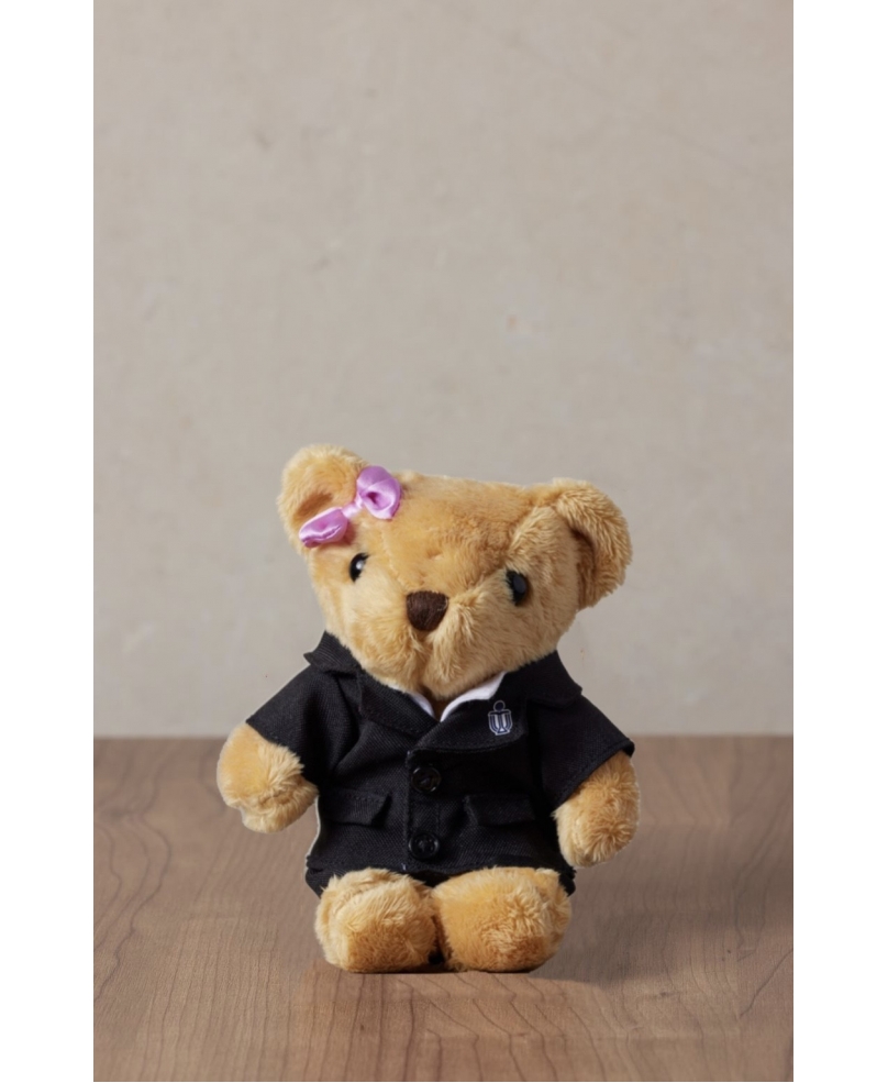 HKUST Mini Bear Keychain - Suit